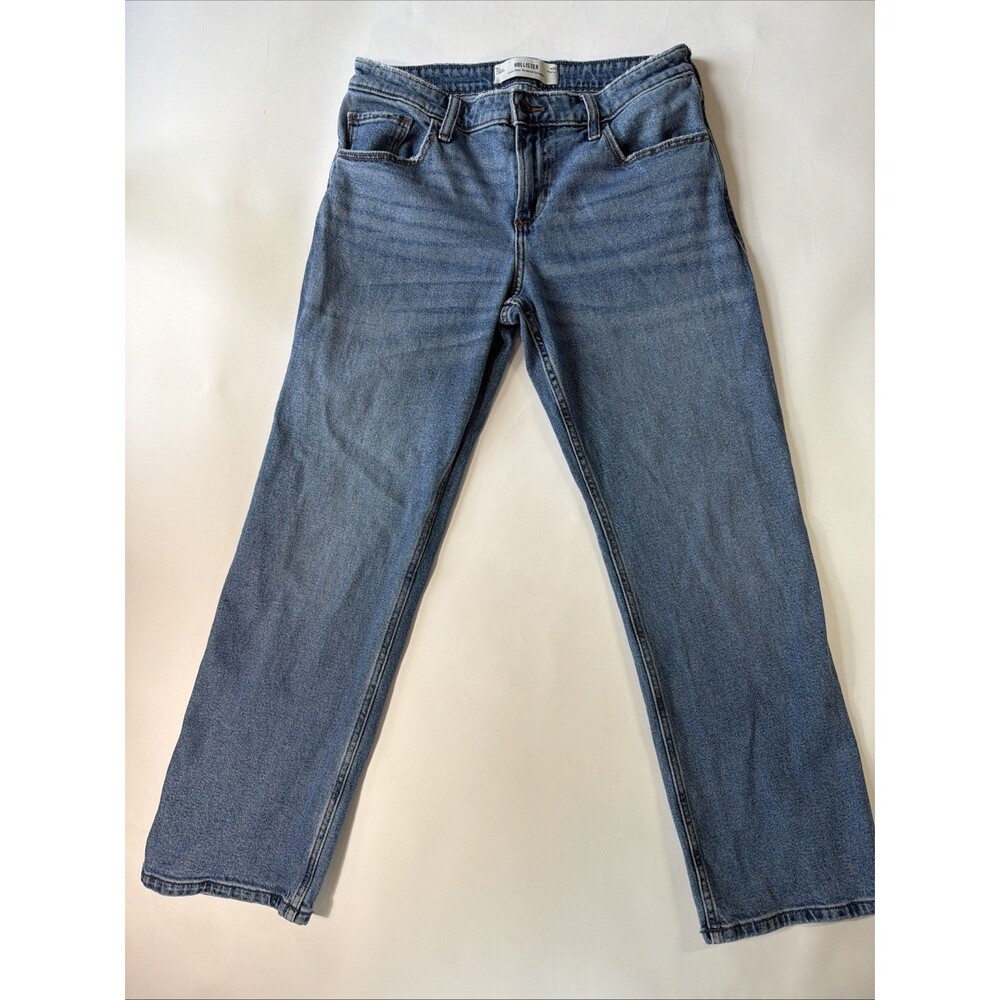 Hollister Women’s Low Rise Relaxed Straight Jeans Size 8R / 29W